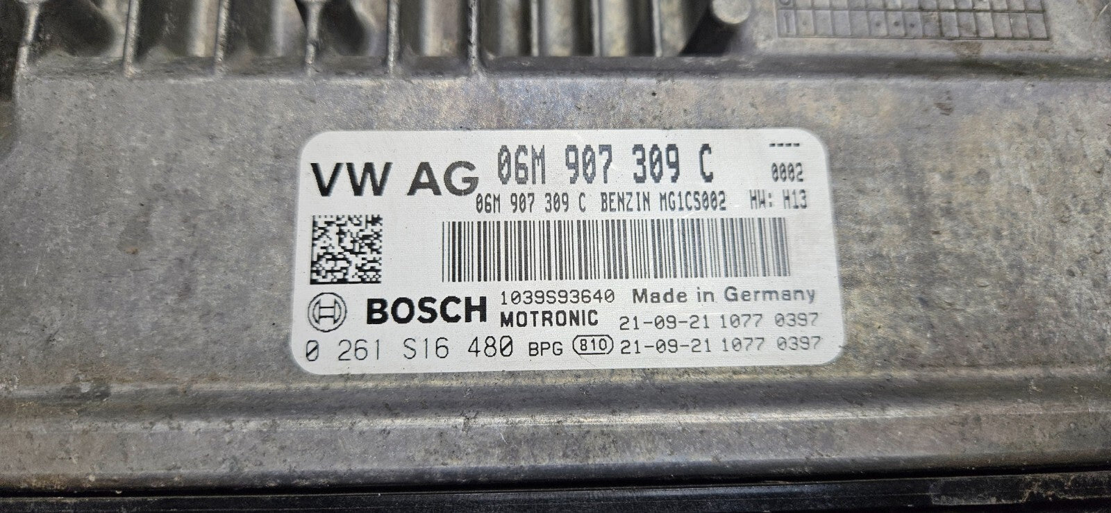 Porsche Panamera Motorsteuergerät Steuergerät 06M907309C 0261S16480 ♻️