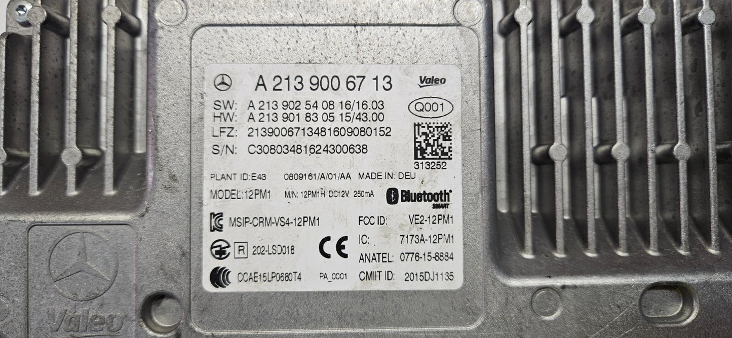 Mercedes W213 Einparkassistent Steuergerät A 2139006713 A 2139018305 ♻️
