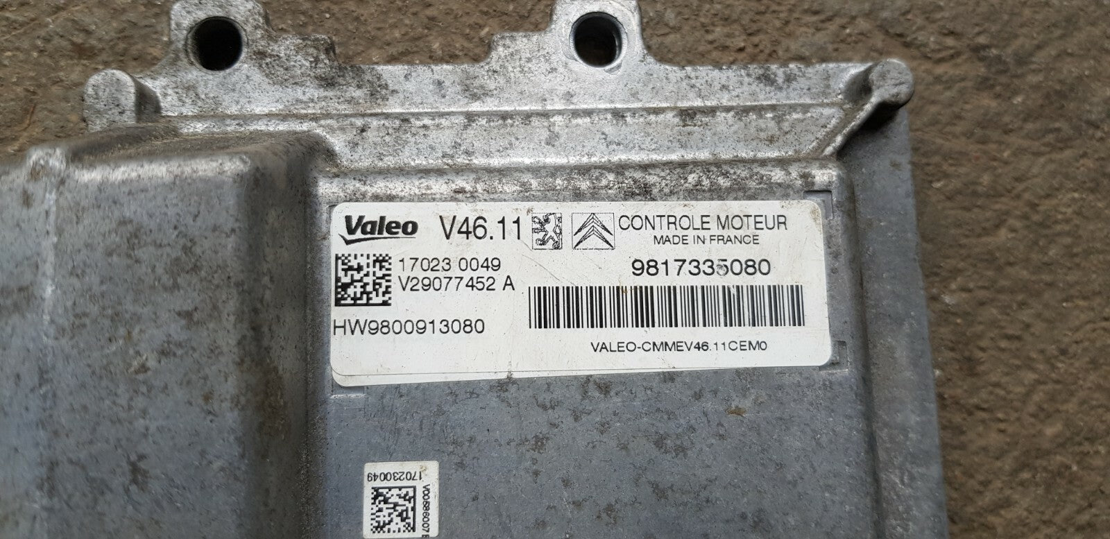Peugeot Citroen Motorsteuergerät Steuergerät 9817335080 9800913080 ♻️