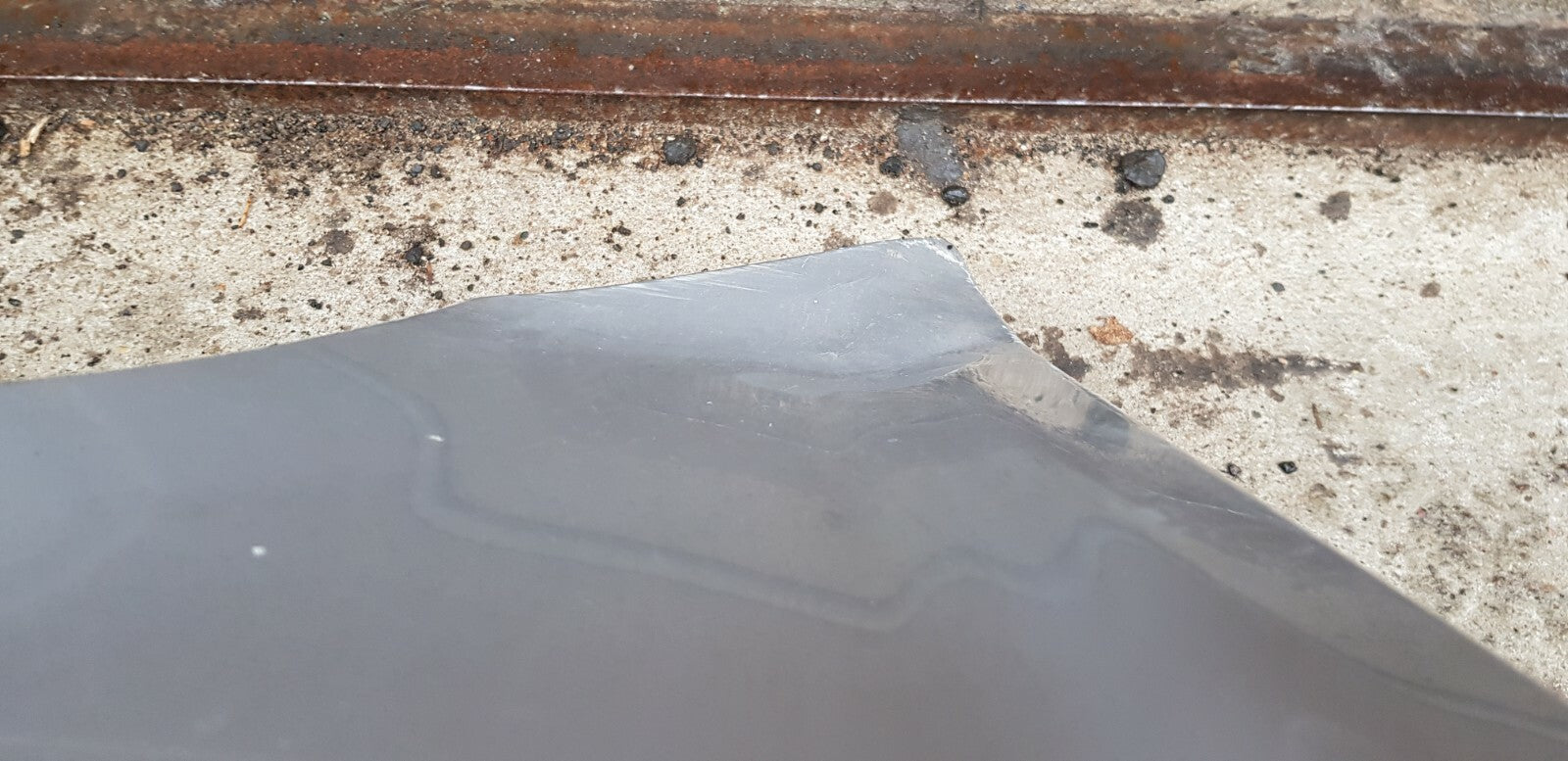 Honda NSX silbern Aluminium Heckklappe