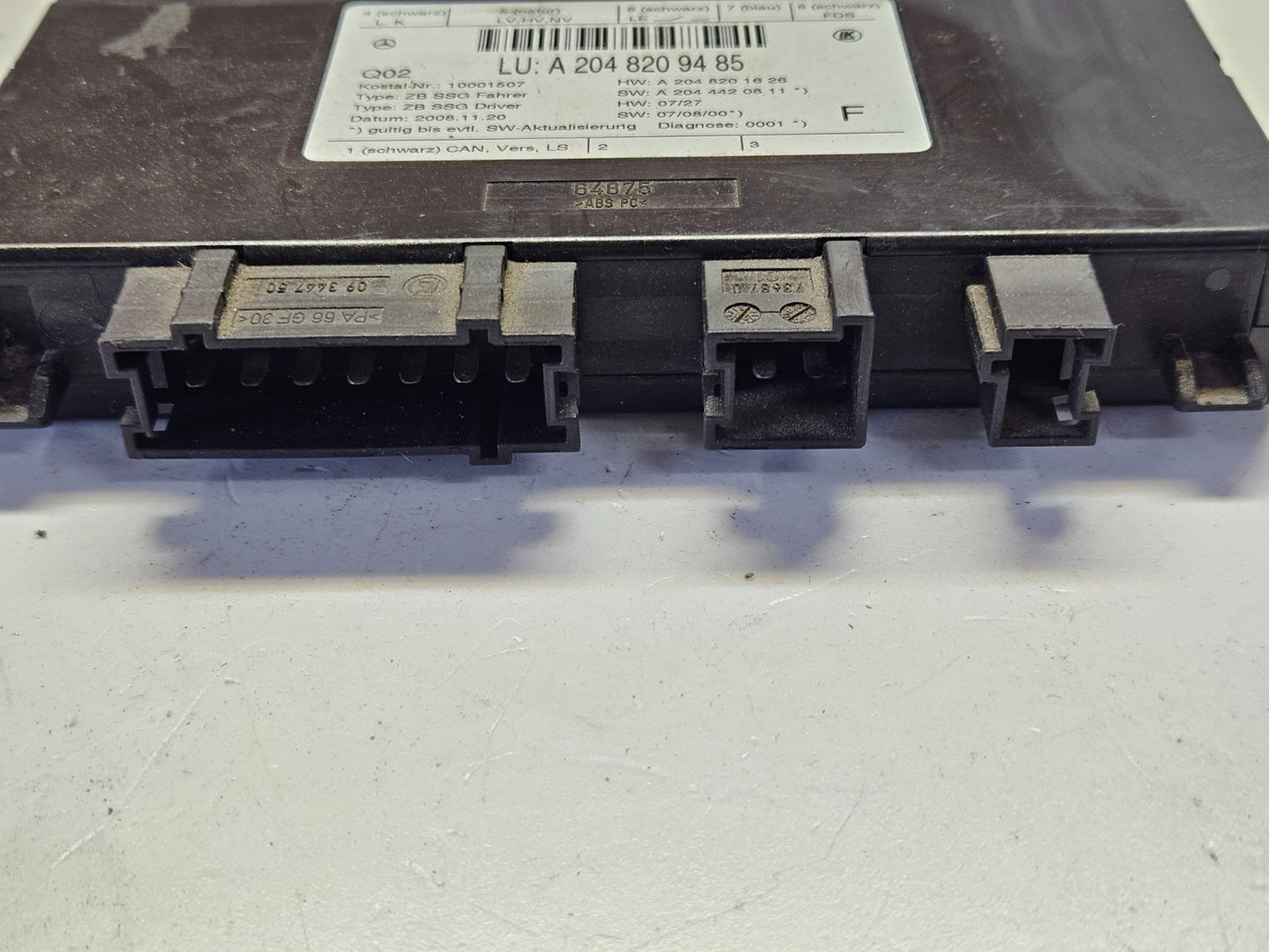 Mercedes C E GLK Sitzsteuergerät Steuergerät A 2048209485 A 2048201626 ♻️