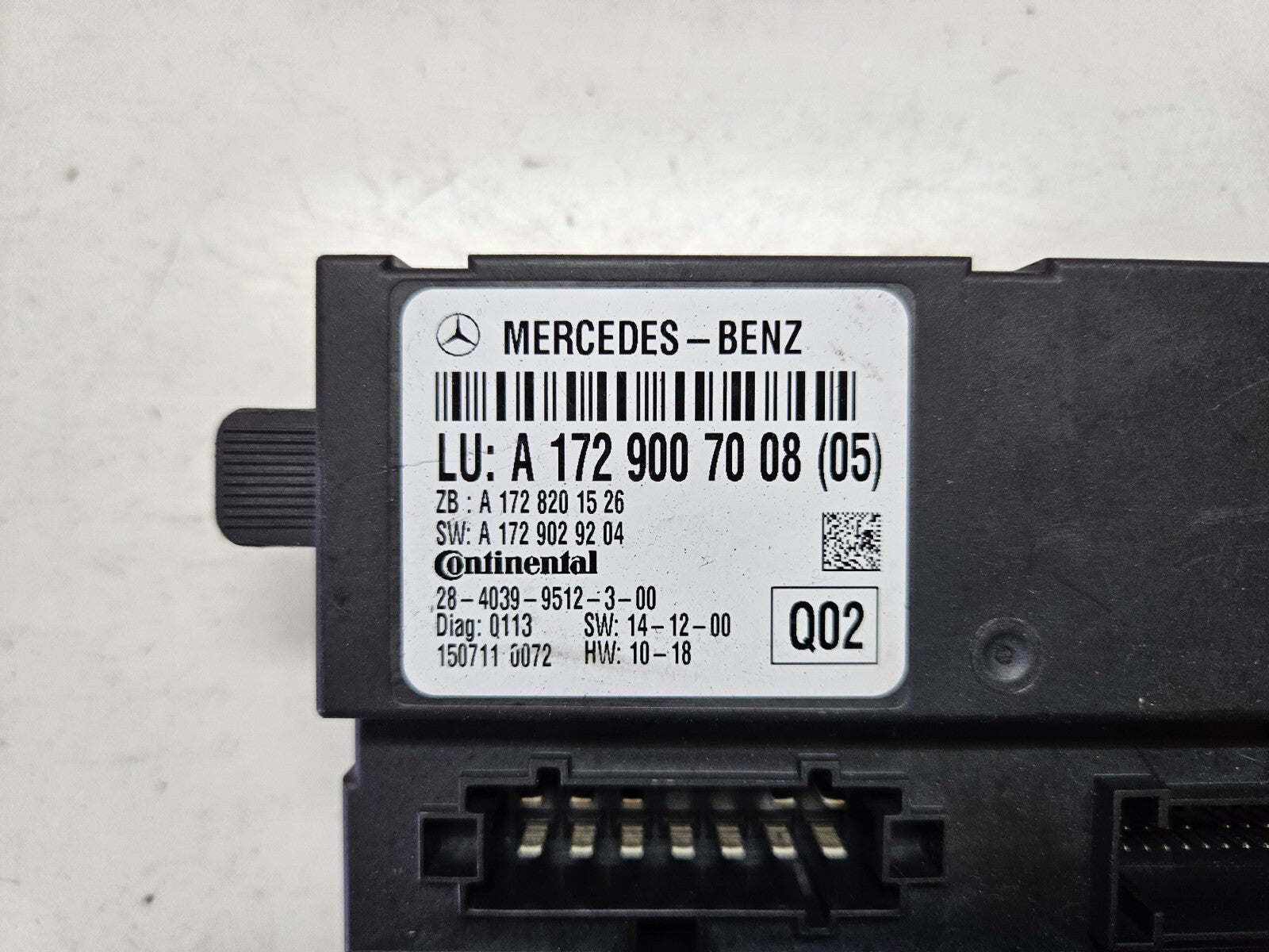 Mercedes SLK R172 Steuergerät A 1729007008 A 1728201526 ♻️