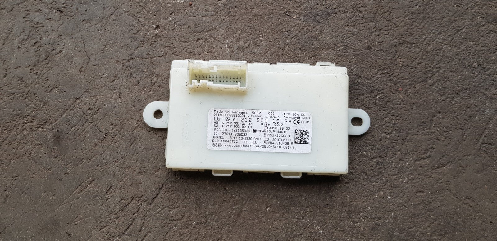 Mercedes Keyless Steuergerät A 2129001929 A 2129010107