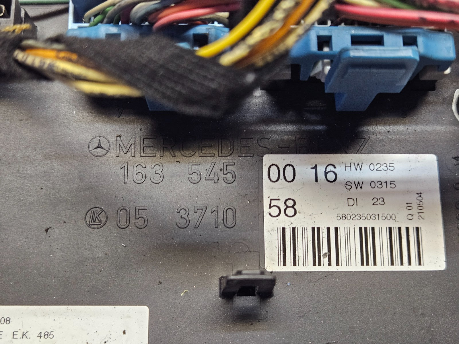 Mercedes ML W163 SAM Steuergerät 1635450016 ♻️