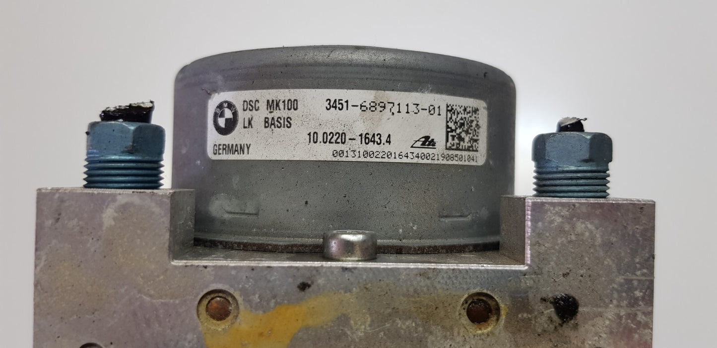 BMW ABS Hydraulikblock Pumpe Steuergerät 6897114 3451- 6897113 -01