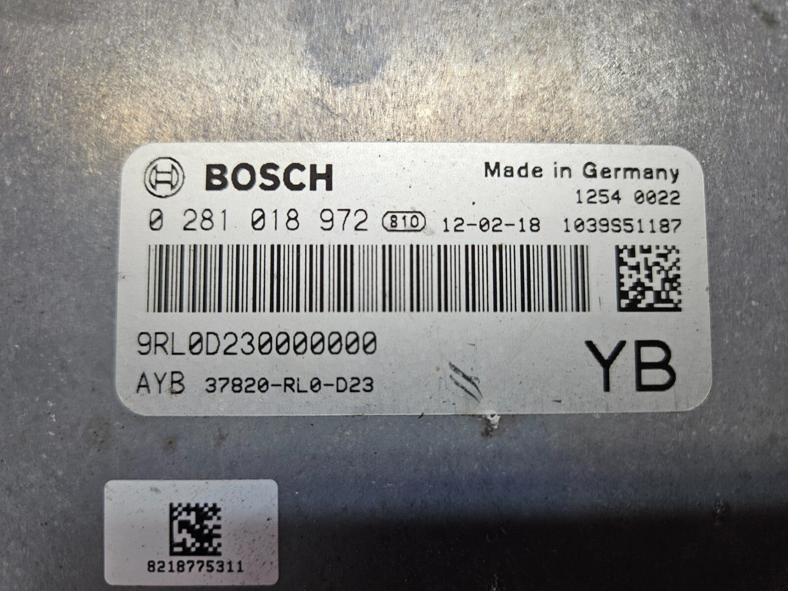 Honda Motorsteuergerät Steuergerät 0281018972 37820-RL0-D23 ♻️