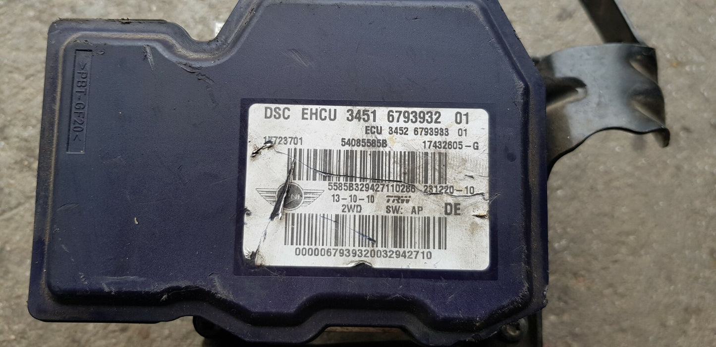 Mini Cooper ABS Hydraulikblock Pumpe Steuergerät 3451 6793932 01 3452 6793933 01