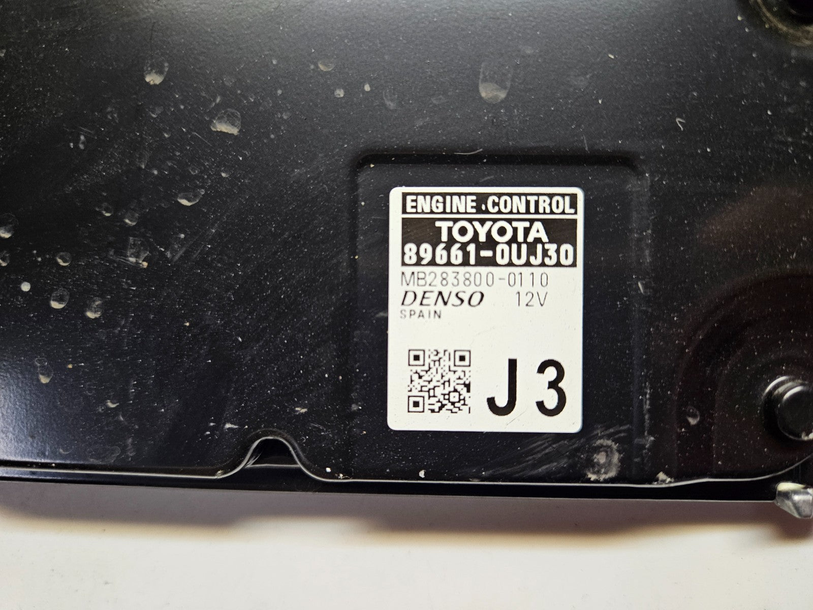 Toyota Yaris Motorsteuergerät Steuergerät 89661-0UJ30 MB283800-0110 ♻️