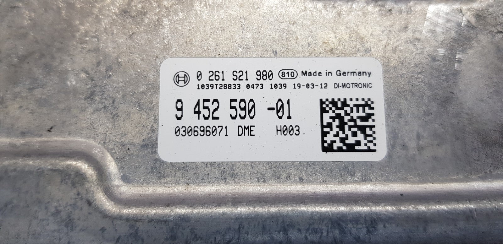 BMW Motorsteuergerät Steuergerät DME 9452590 -01 0261S21980
