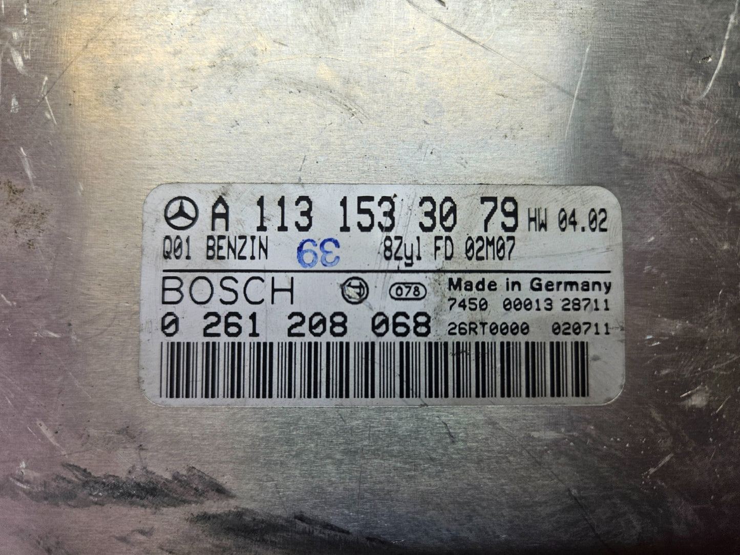 Mercedes Motorsteuergerät Steuergerät A 1131533079 0261208068 ♻️