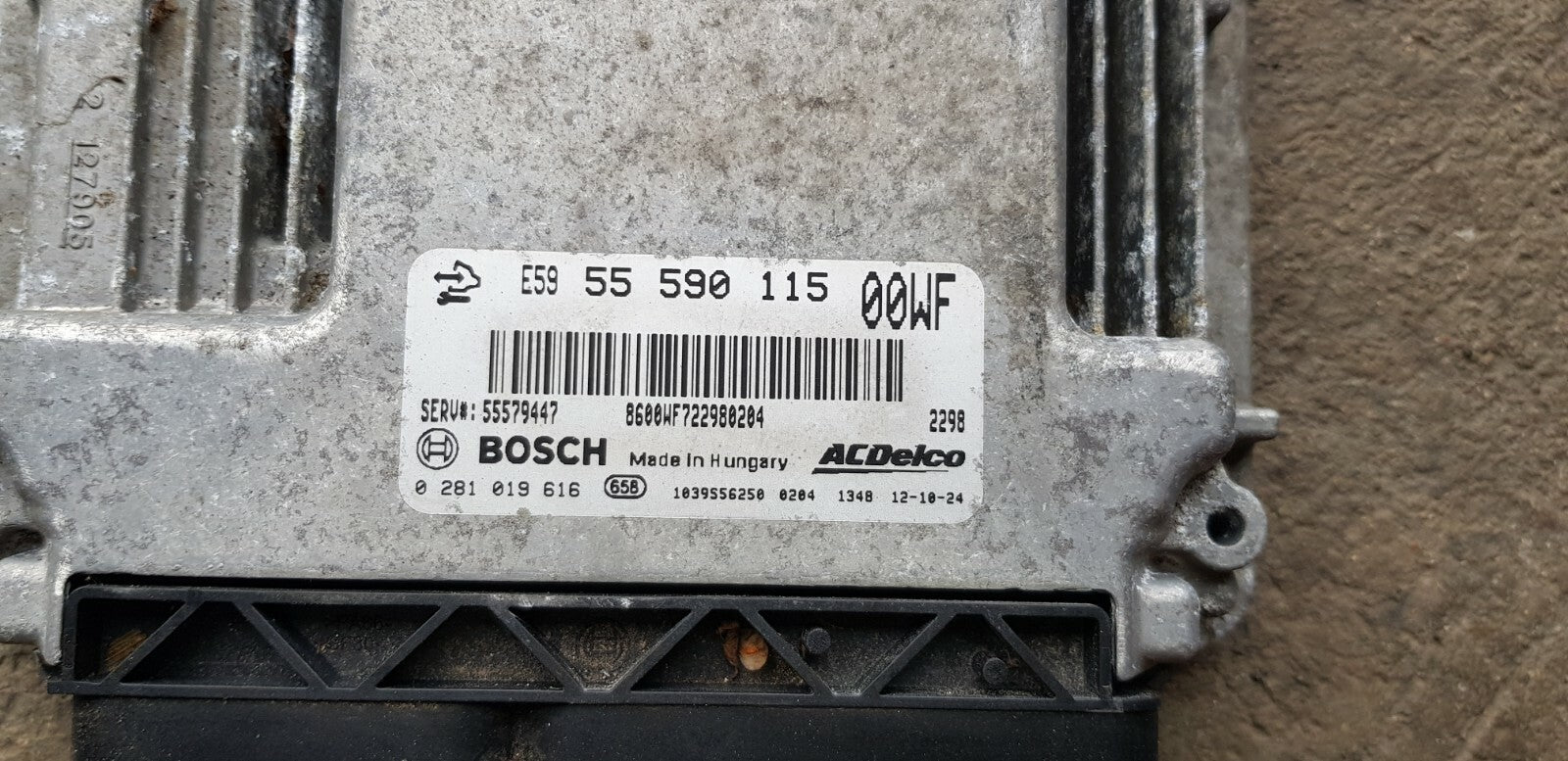 Opel Corsa Motorsteuergerät Steuergerät 0281019616 55590115 PLUG&PLAY