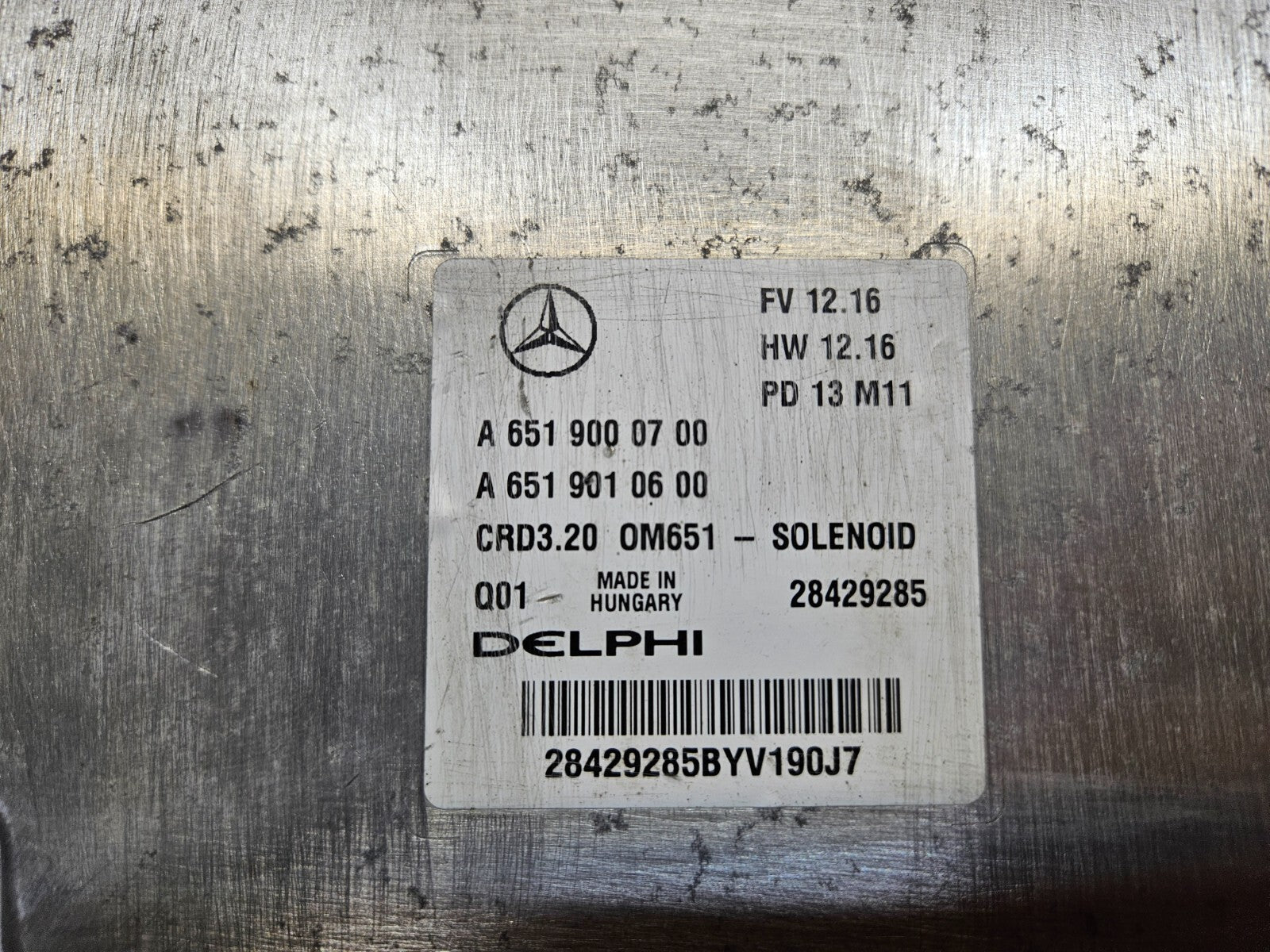 Mercedes Sprinter Motorsteuergerät Steuergerät A 6519000700 A 6519010600 ♻️