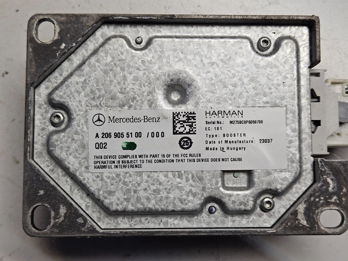 Mercedes Harman Verstärker Steuergerät A 2069055100 ♻️