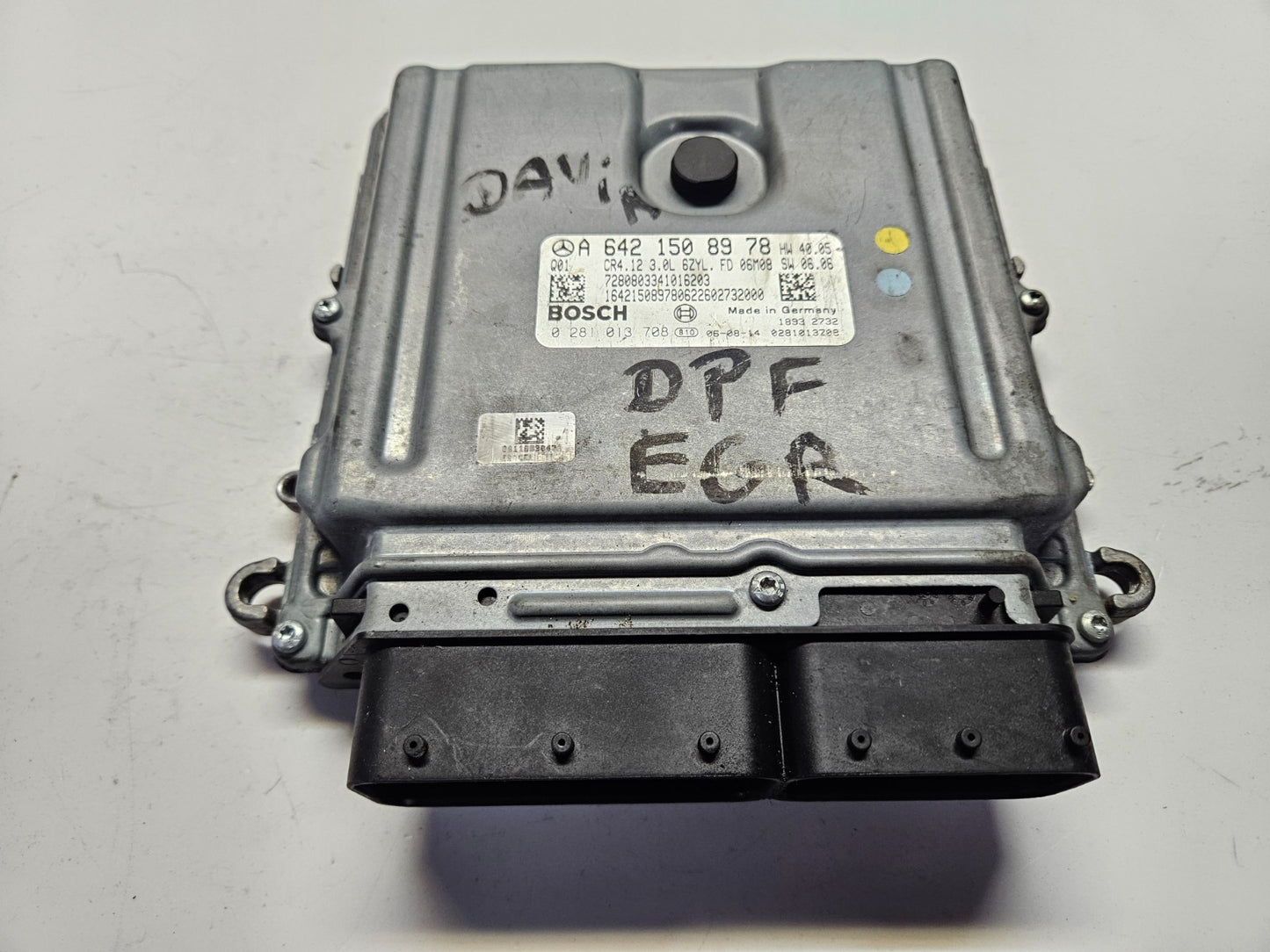 Mercedes Motorsteuergerät A 6421508978 0281013708 EDC16CP31 ♻️ ZURÜCKGESETZT