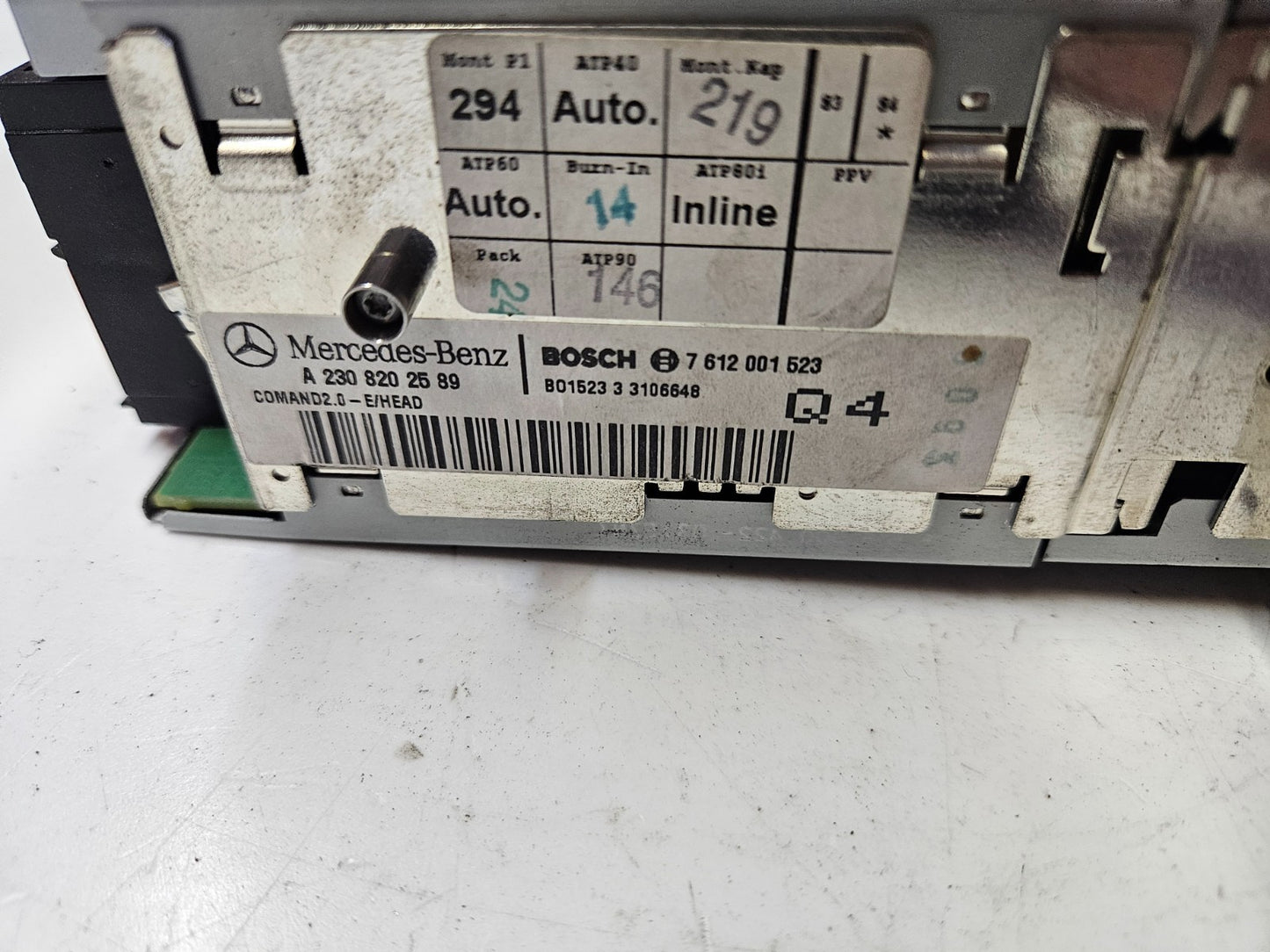 Mercedes SL R230 Headunit Comand Navi Navigation Radio A 2308202589 #2 ♻️
