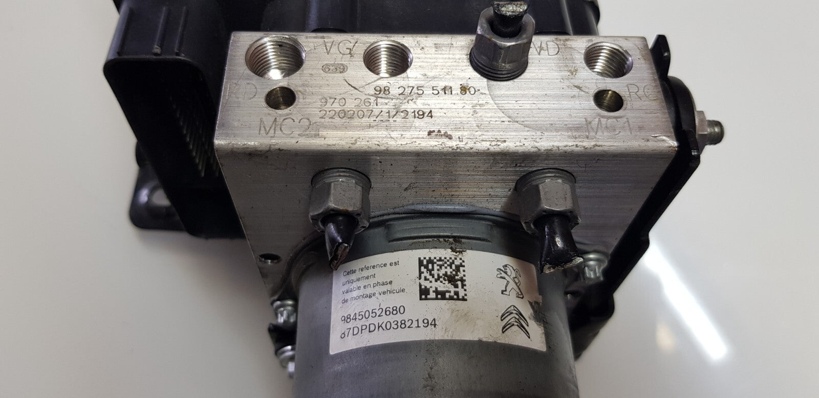 Peugeot Citroen Toyot ABS Hydraulikblock Pumpe Steuergerät 9845052680 9827551180