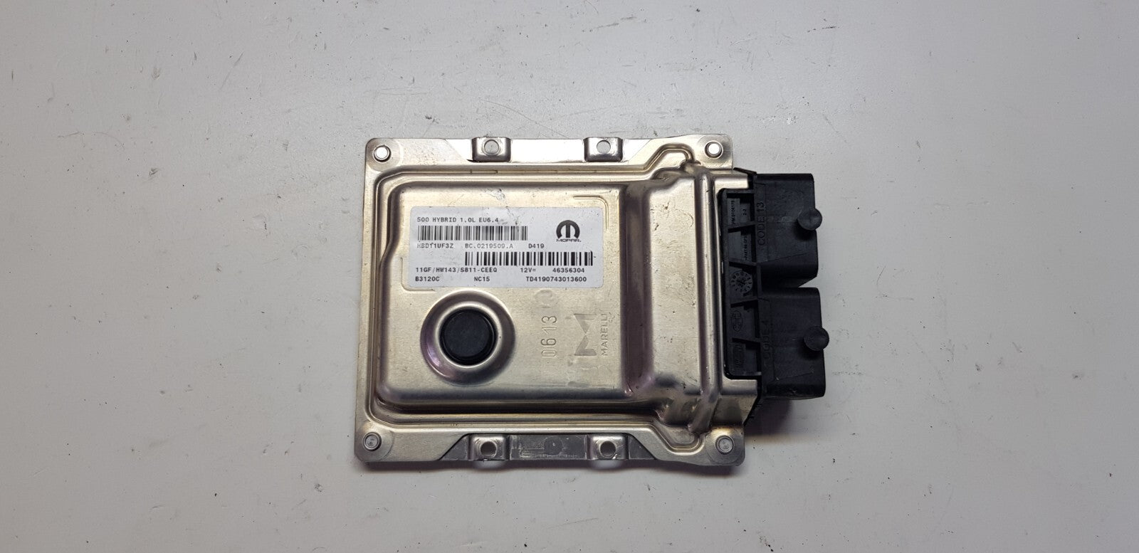 Fiat 500 Motorsteuergerät Steuergerät 46356304 BC0219509A 11GF HW143