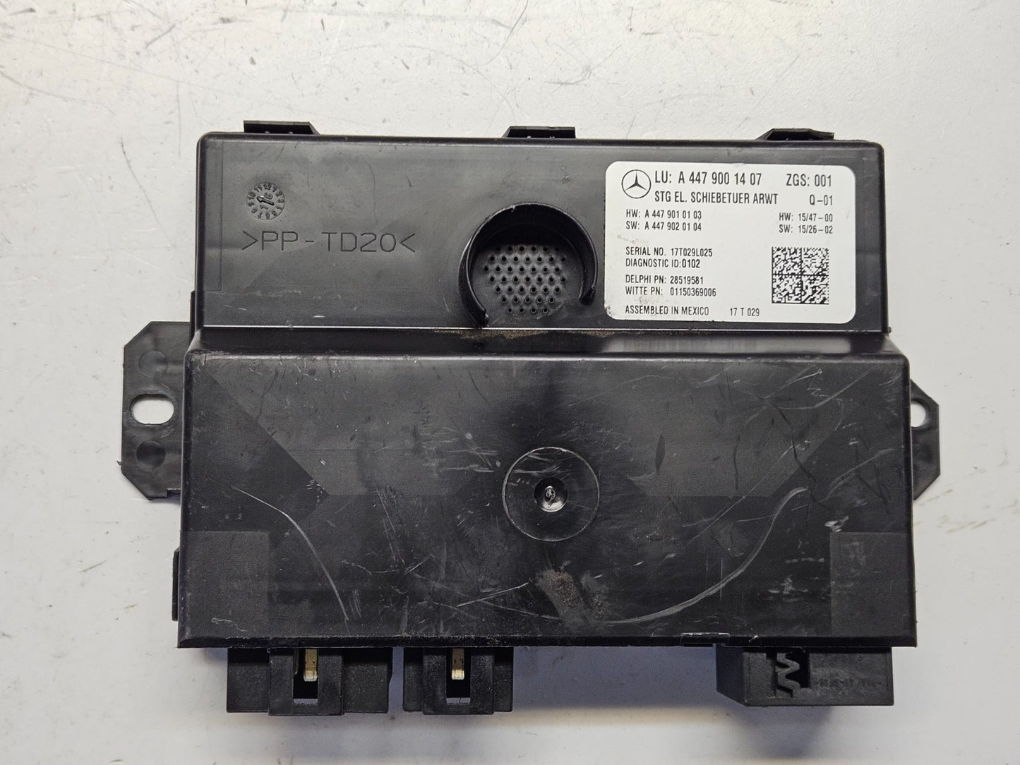 Mercedes W447 Schiebetürsteuergerät Steuergerät A 4479001407 A 4479010103 ♻️