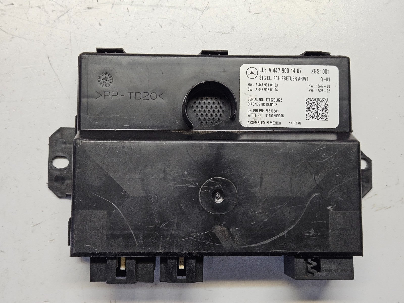 Mercedes W447 Schiebetürsteuergerät Steuergerät A 4479001407 A 4479010103 ♻️