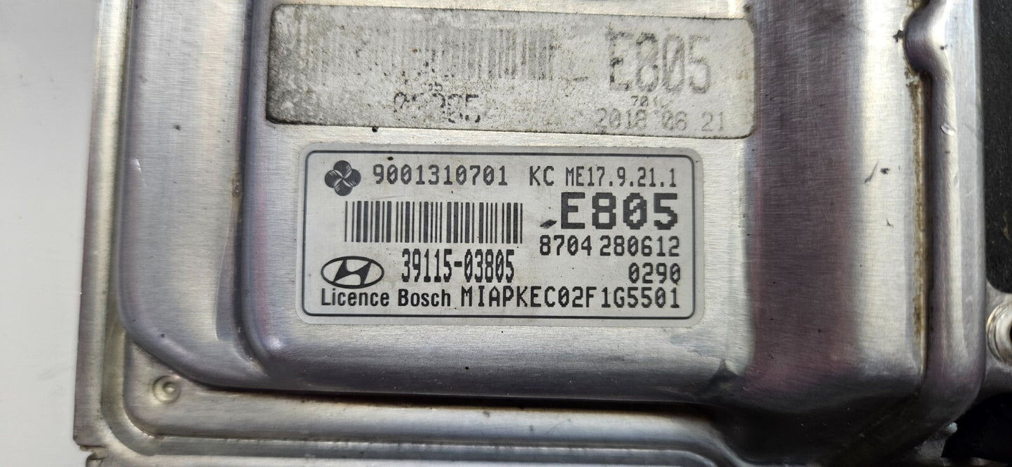 Hyundai i10 Motorsteuergerät Steuergerät 39115-03805 1038408599 ♻️