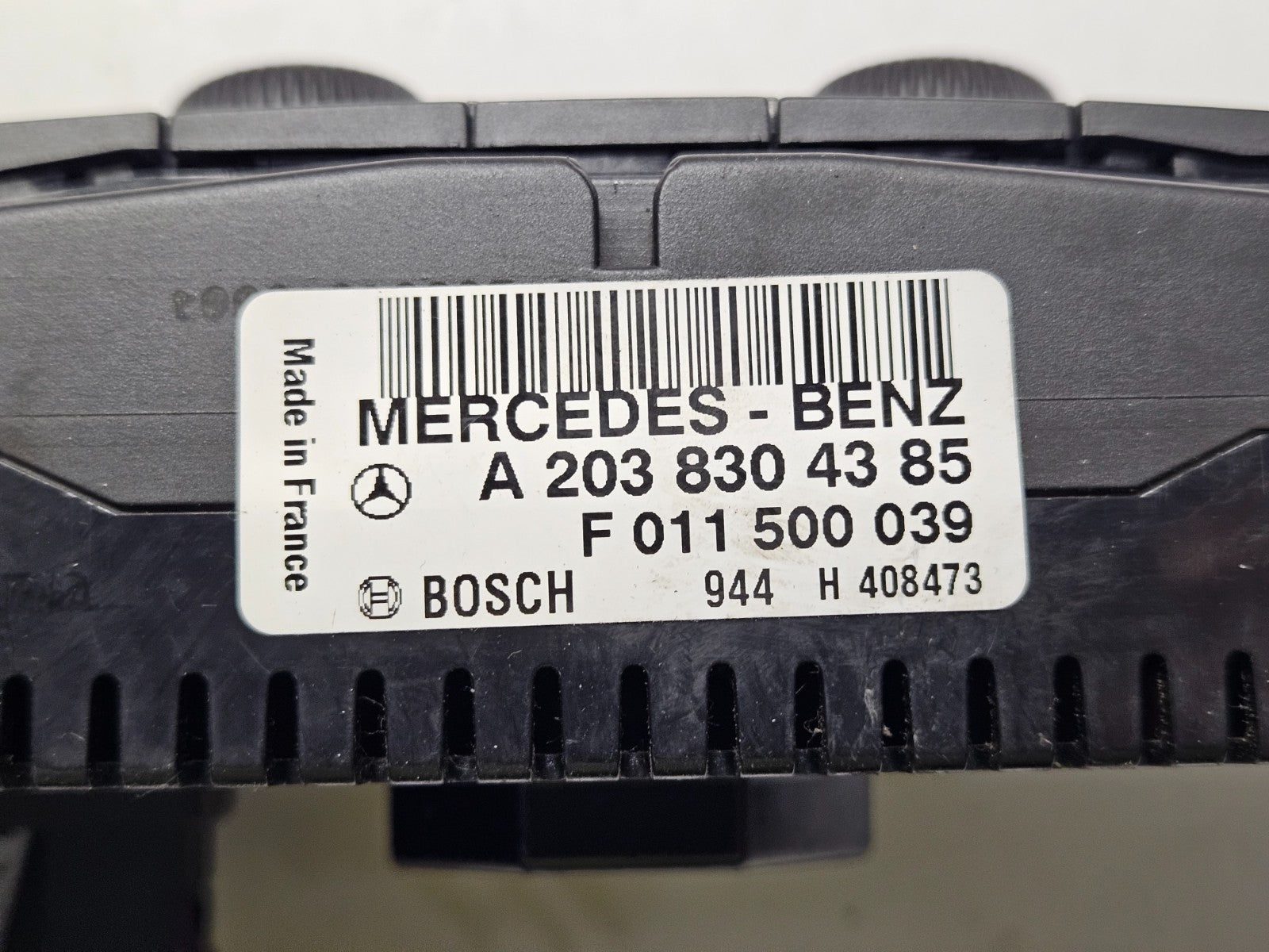 Mercedes C-Klasse Klima Klimabedienteil Heizung A 2038304385 F011500039 ♻️