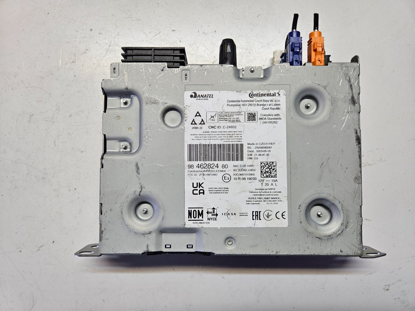 Opel Peugeot Citroen Headunit Navigationsystem Audio Radio Media 9846282480 ♻️