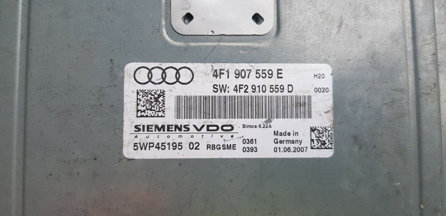 Audi A6 Motorsteuergerät Steuergerät 4F1907559E 5WP4519502