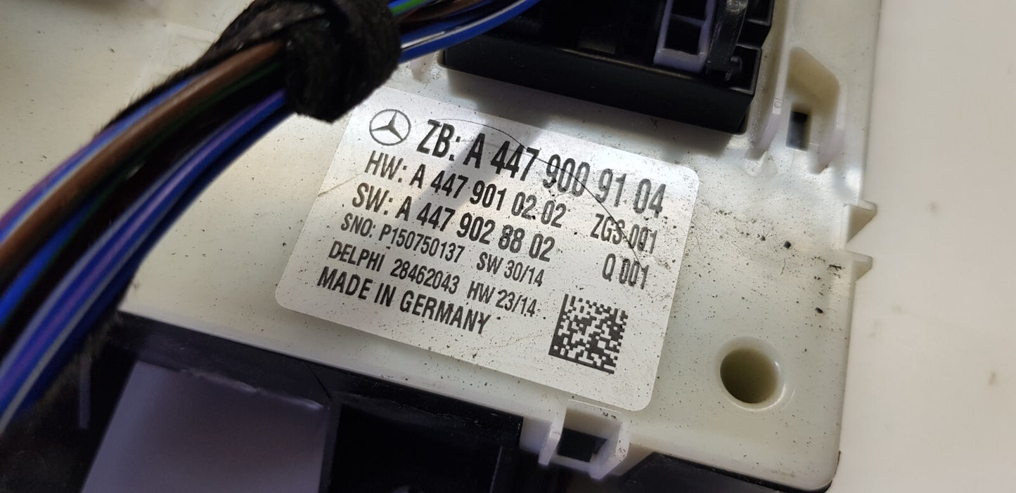 Mercedes W447 SAM Steuergerät Sicherungskasten A 4479009104 A 4479010202