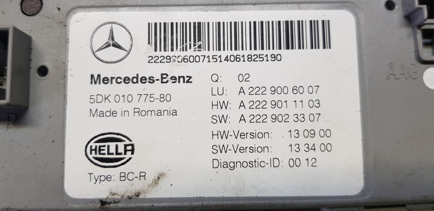 Mercedes C-Klasse W205 SAM Steuergerät A 2229006007 A 2229011103
