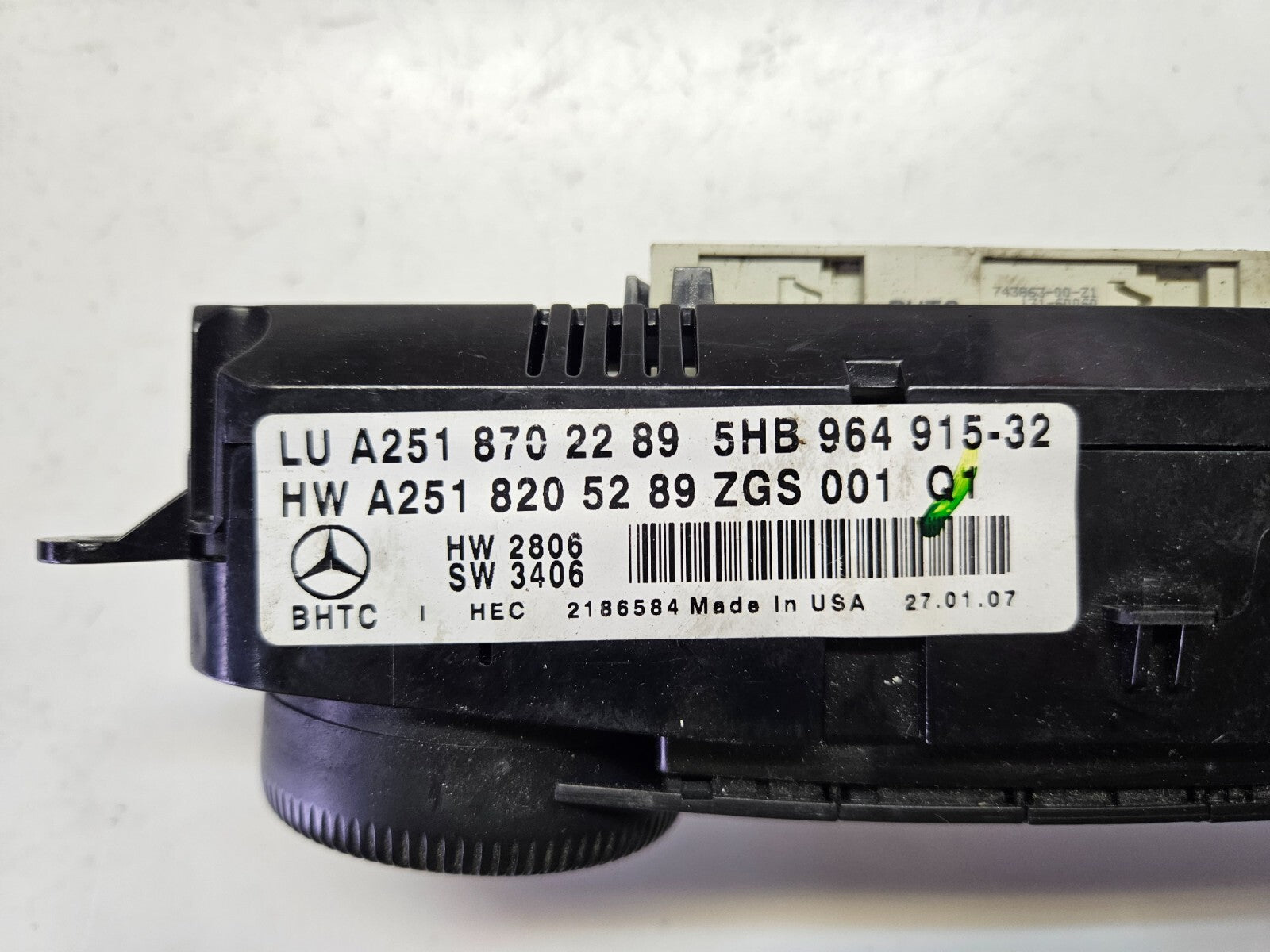Mercedes ML GL R AC Klimabedienteil A 2518702289 A 2518205289 ♻️