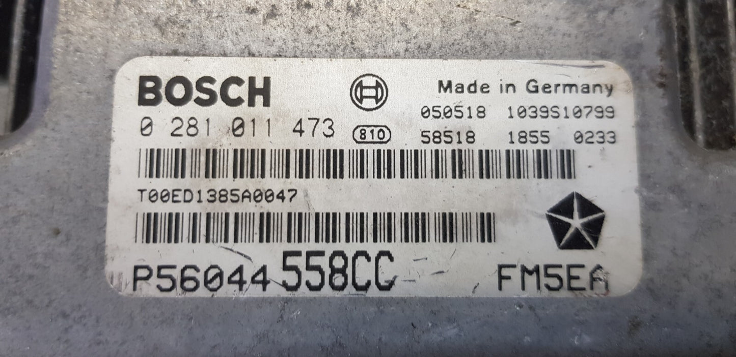 Jeep Motorsteuergerät Steuergerät 0281011473 P56044558CC