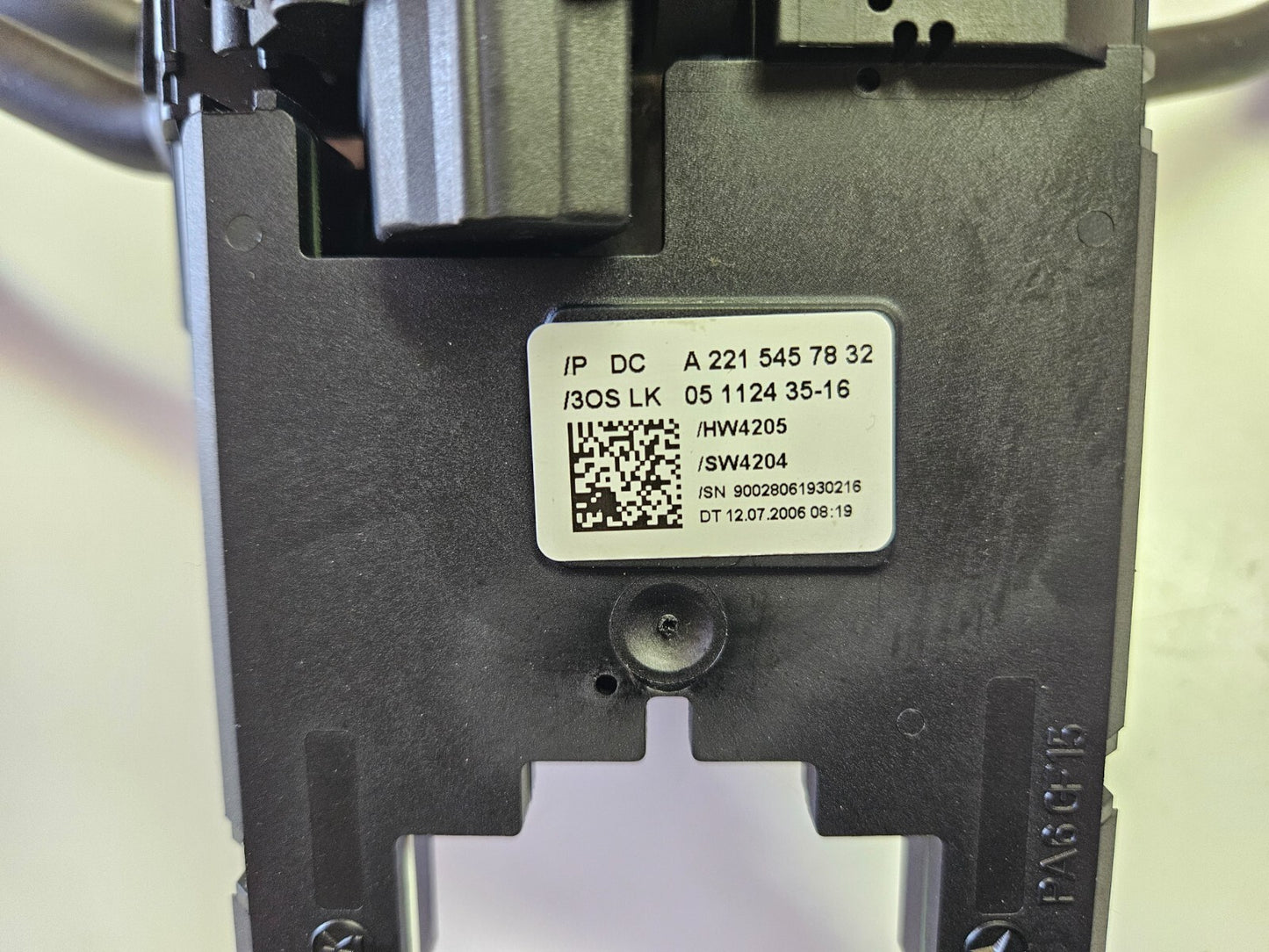 Mercedes S CL Kombischalter Lenkwinkelsensor A 2215457832 A 1714640518 ♻️
