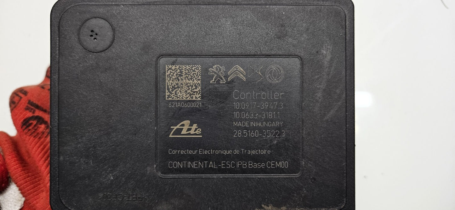 Peugeot 208 Automatikg. ABS Hydraulikblock Steuergerät 9842946180 10.0917-3947.3