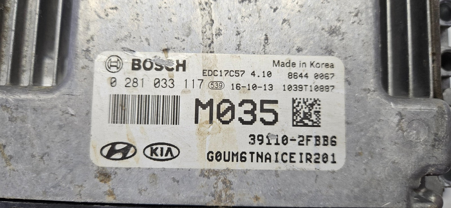 Kia Motorsteuergerät Steuergerät 0281033117 39110-2FBB6