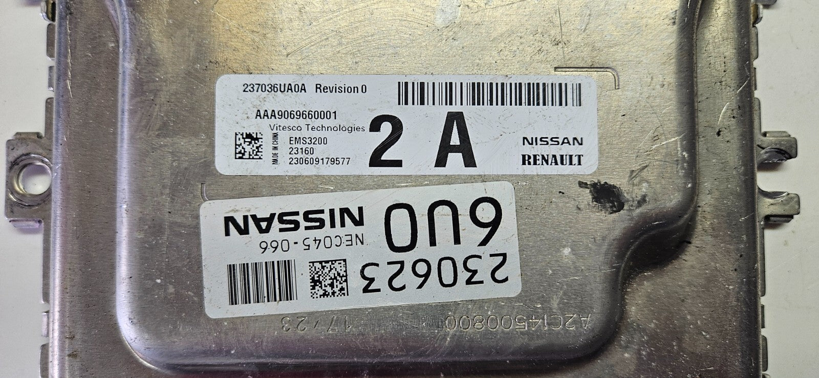 Nissan Qashqai Motorsteuergerät Steuergerät 237036UA0A AAA9069660001 EMS3200