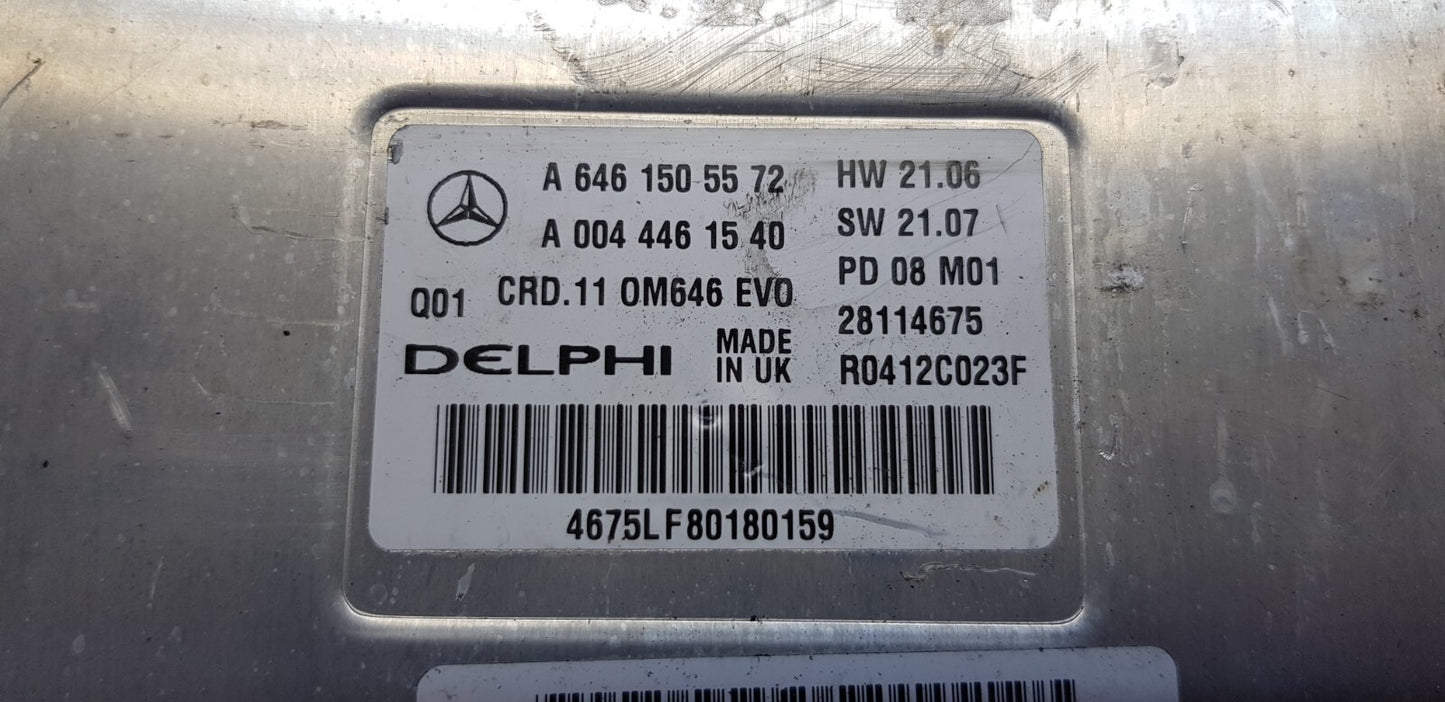 Mercedes W211 Motorsteuergerät A 6461505572 A 0044461540 zurückgesetzt