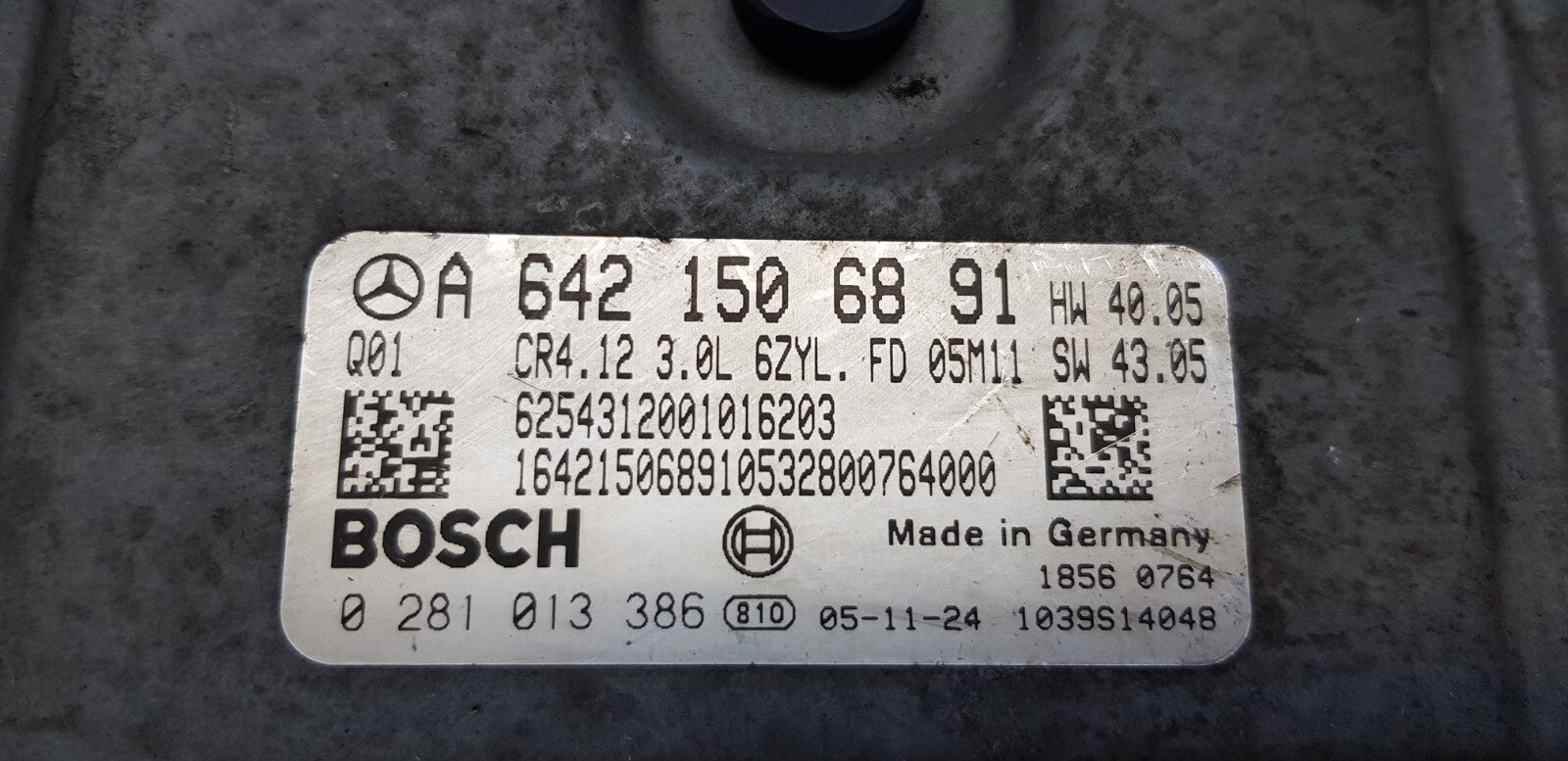 Mercedes Motorsteuergerät Steuergerät A 6421506891 0281013386 PLUG&PLAY