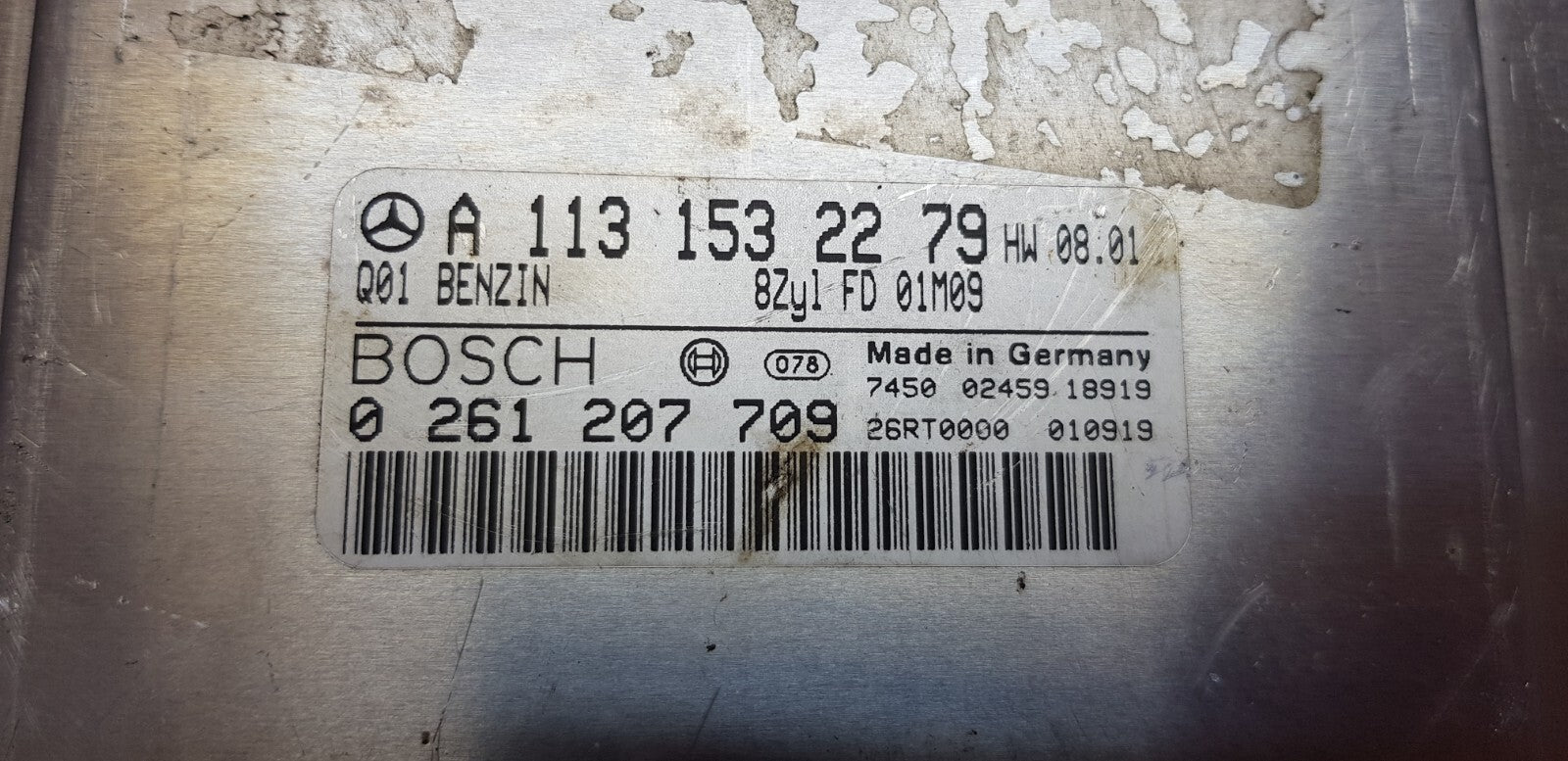 Mercedes Motorsteuergerät A 1131532279 0261207709 PLUG & PLAY