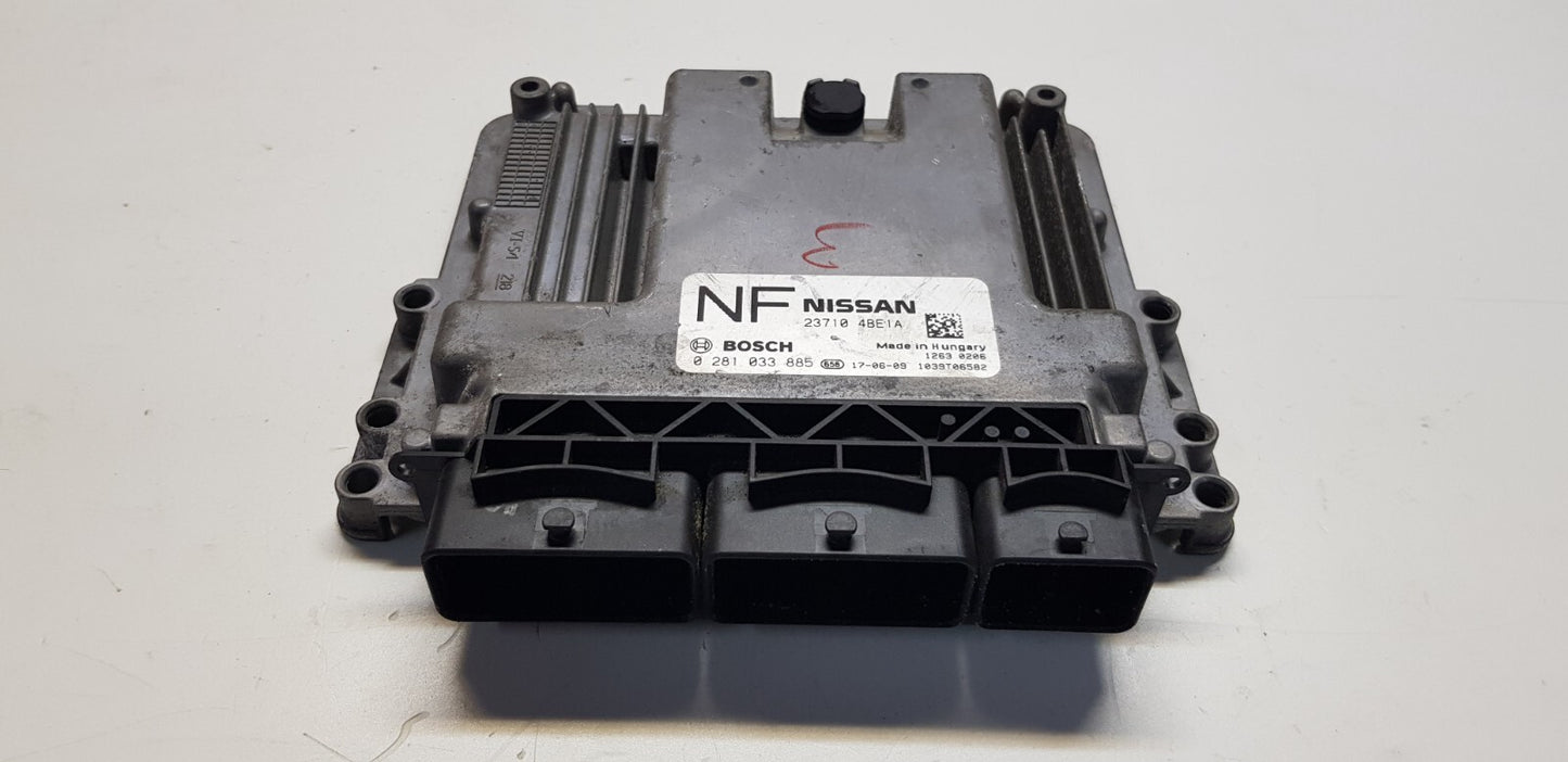 Nissan X-Trail Motorsteuergerät Steuergerät 23710 4BE1A 0281033885