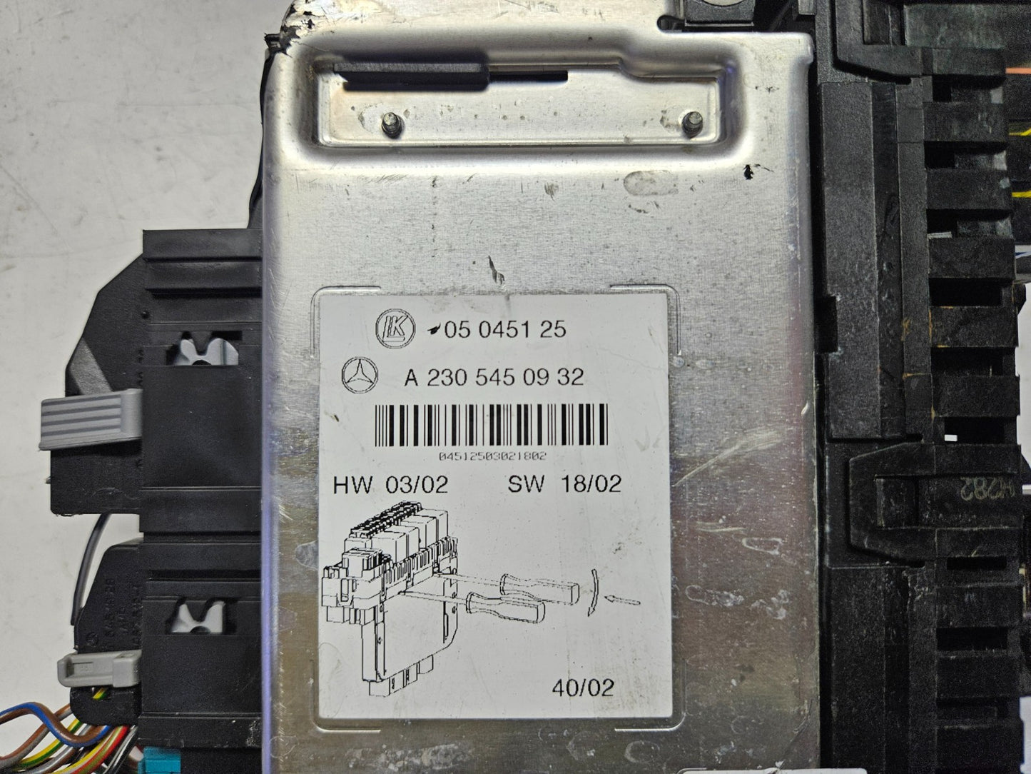 Mercedes SL R230 Sicherungskasten SAM Steuergerät A 2305450932 ♻️