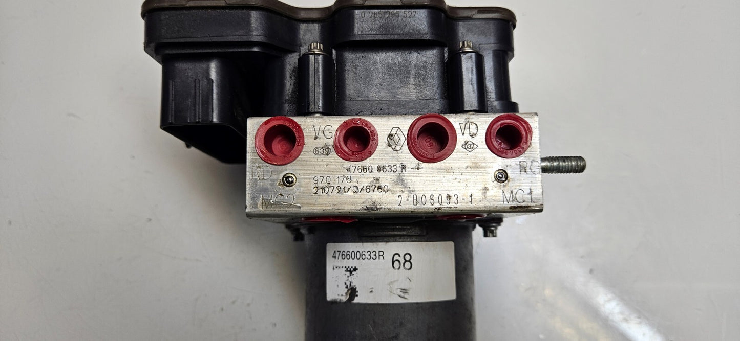 Renault Captur ABS Hydraulikblock Steuergerät 476600633R 0265956740 ♻️