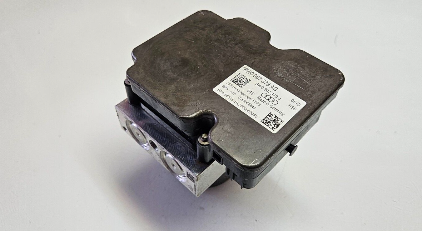 Audi ABS Hydraulikblock Pumpe Steuergerät 8W0907379AG 8W0614517AK 0265956840