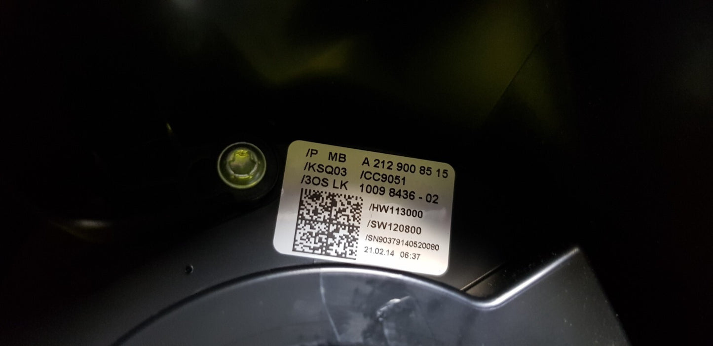 Mercedes E CLS Kombischalter Blinker Wischerschalter Schleifring A 2129008515