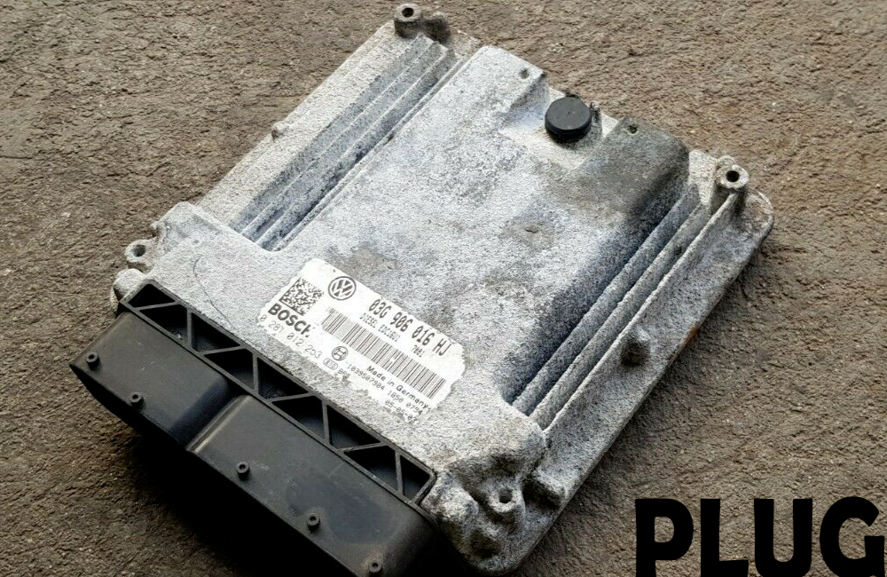 VW Motorsteuergerät Steuergerät 03G906016HJ 0281012253 mit PIN CODE