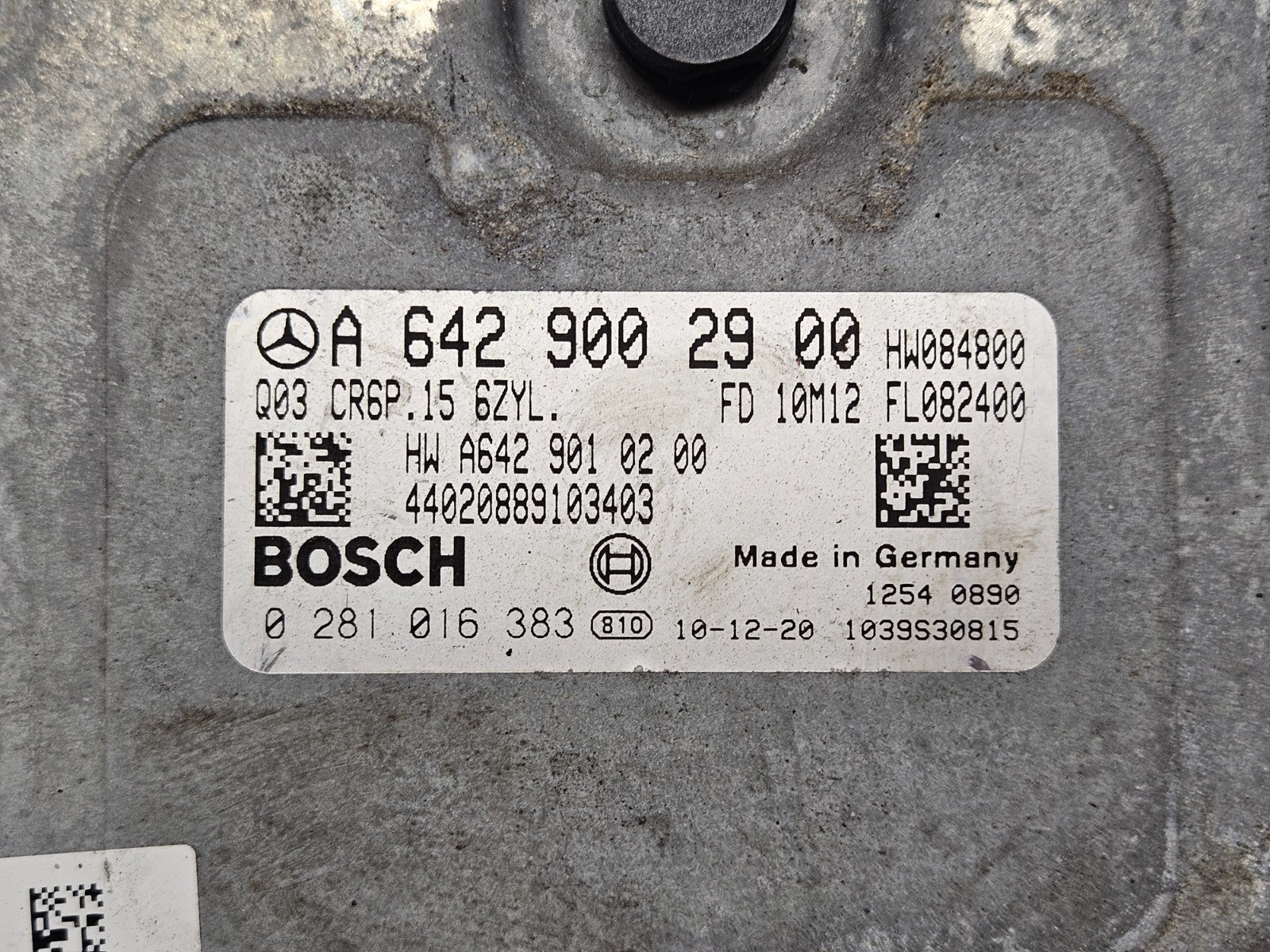 Mercedes Motorsteuergerät Steuergerät A 6429002900 0281016383 ♻️