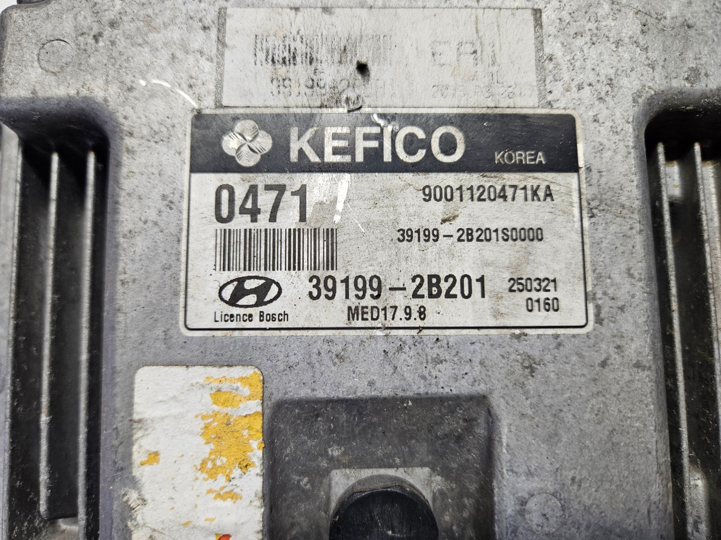 Hyundai Motorsteuergerät Steuergerät 39199-2B201 9001120471KA MED17.9.8 ♻️