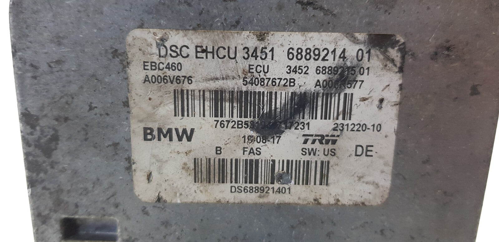 BMW G01 G11 G12 ABS Hydraulikblock Pumpe Steuergerät 3451 6889214 01 54087672B