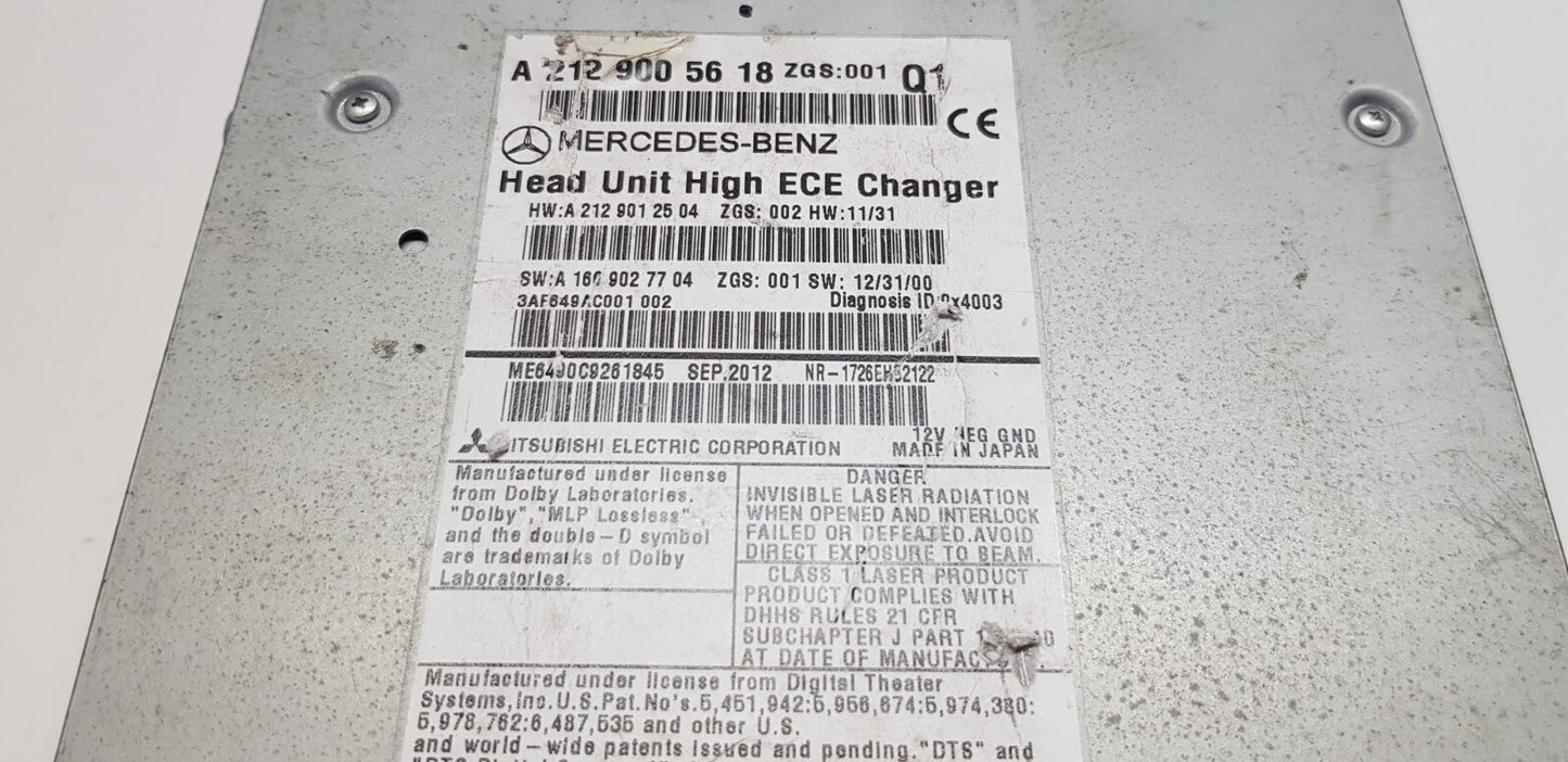 Mercedes Headunit Comand Navigation A 2129005618 A 2129012504 mit PIN Code