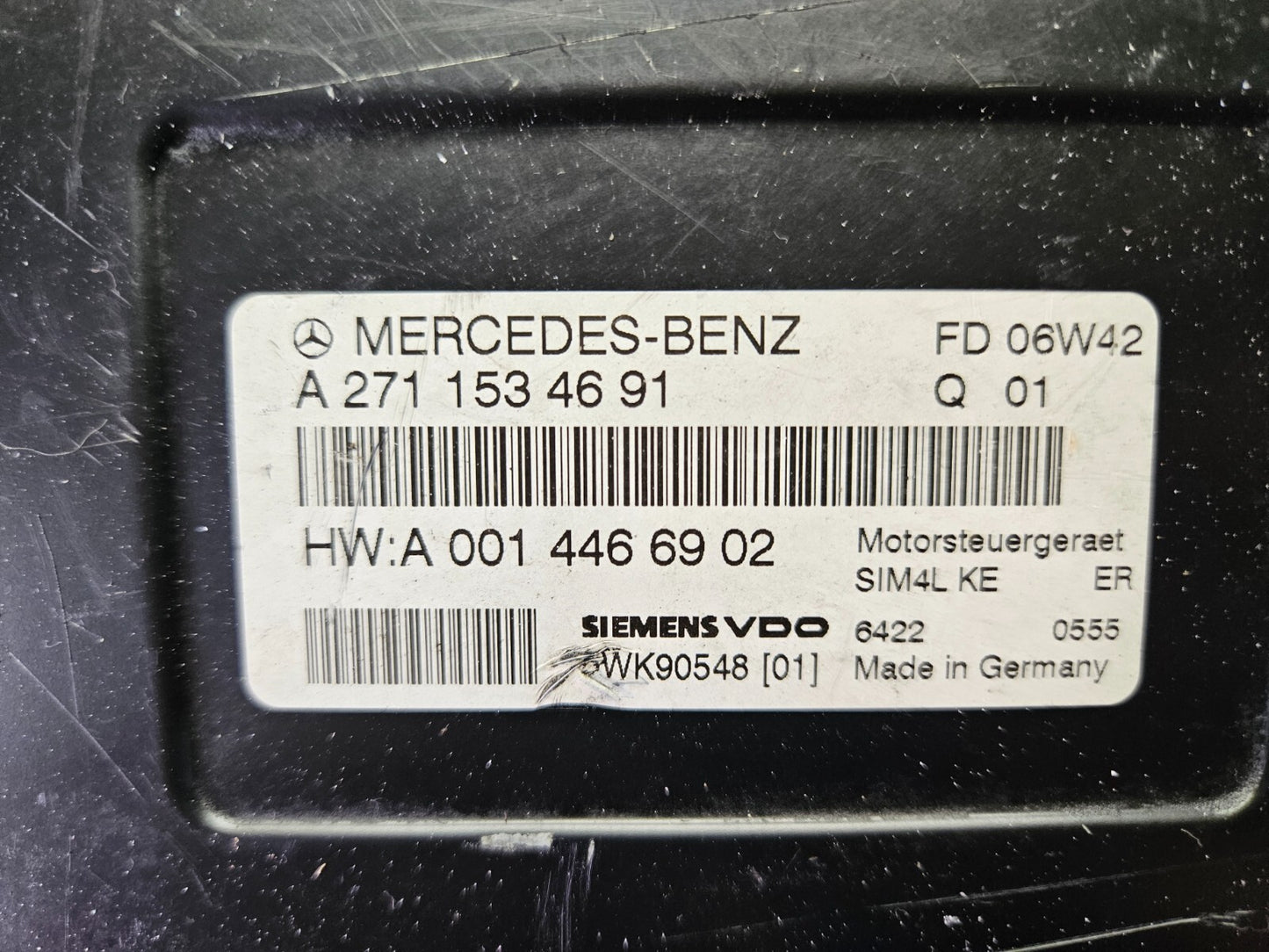 Mercedes Motorsteuergerät Steuergerät A 2711534691 5WK90548 ♻️