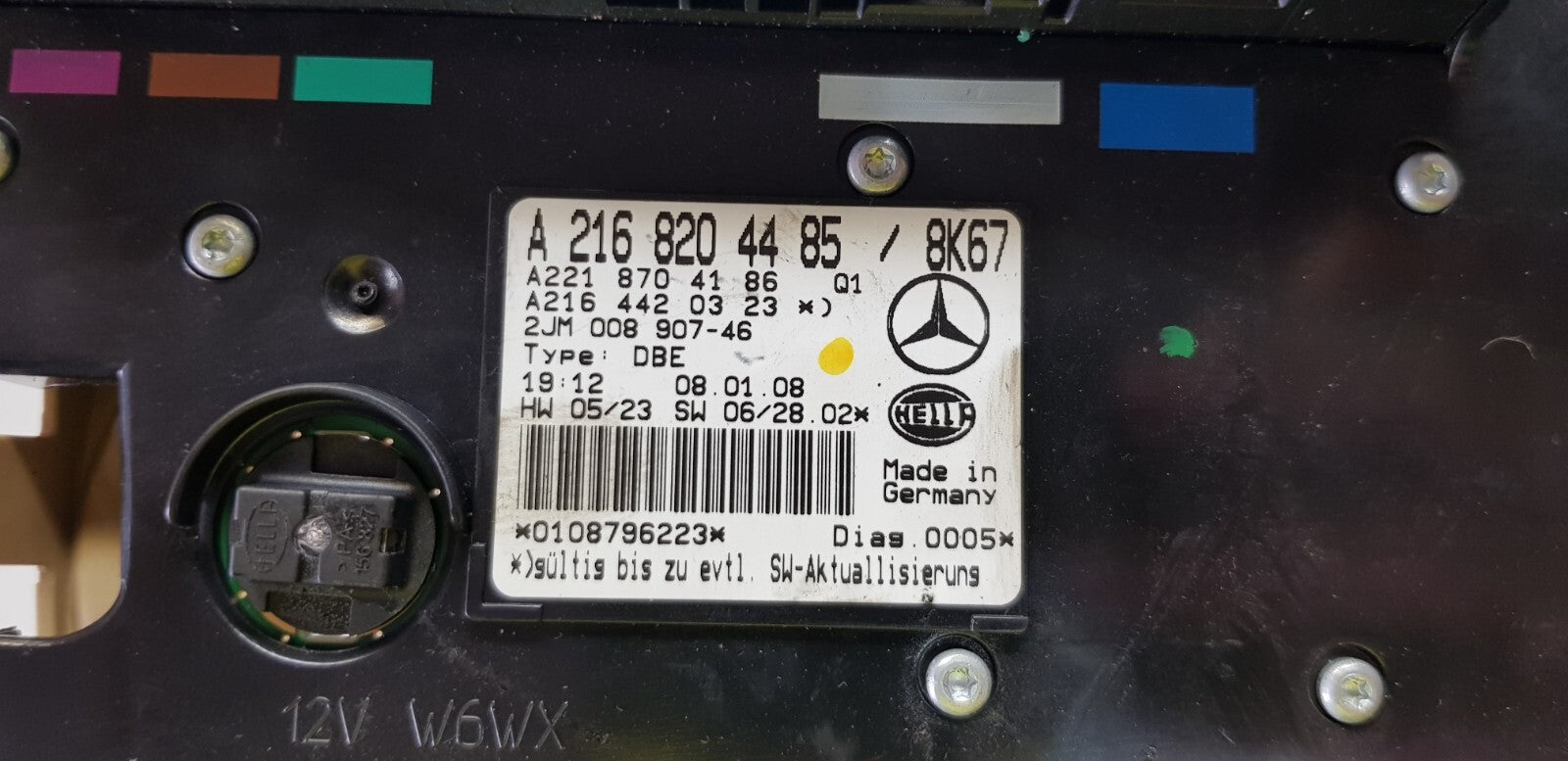 Mercedes CL W216 Innenleuchte Dachbedieneinheit A 2168204485 A 2218704186